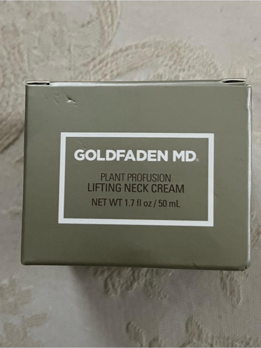 Goldfaden MD Plant Profusion Lifting Neck Cream — Olive Green
